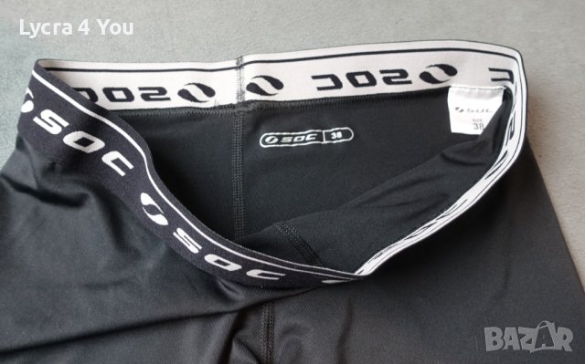 SOC M/L (EU 38) черен дамски спортен боксер/къс клин, снимка 11 - Клинове - 41638383