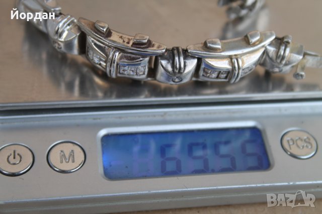 Сребърна гривна , снимка 15 - Гривни - 44479949