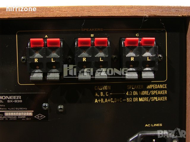 РЕСИВЪР  Pioneer sx-939 , снимка 10 - Ресийвъри, усилватели, смесителни пултове - 33987027