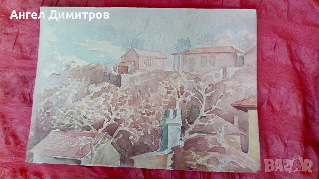 Ангел Ботев картина акварел 