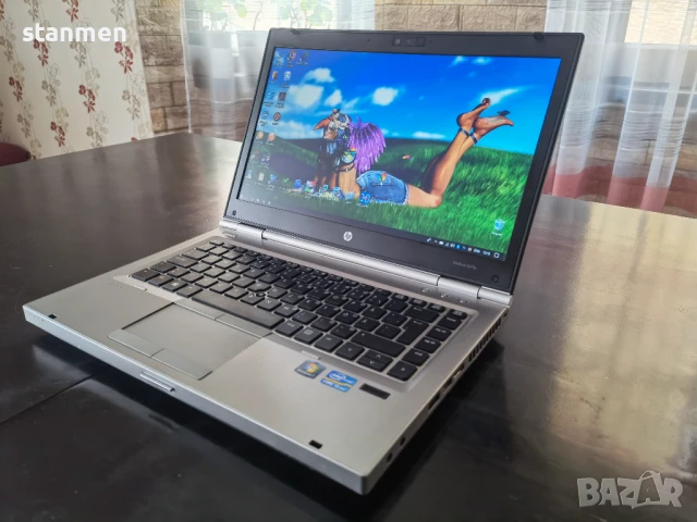 Продавам лаптоп HP ElliteBook 8470p/i5 4x2.6ghzThr/14"сKам/4gb/500gb/НОВАбат/Профилактиран/DVDrw , снимка 1