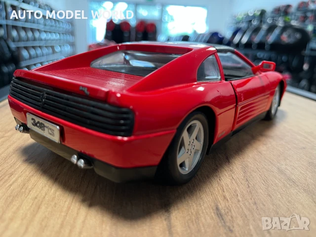 MAISTO метална колекционерска количка FERRARI 348 Testarosa,мащаб 1:18, снимка 2 - Колекции - 50987545