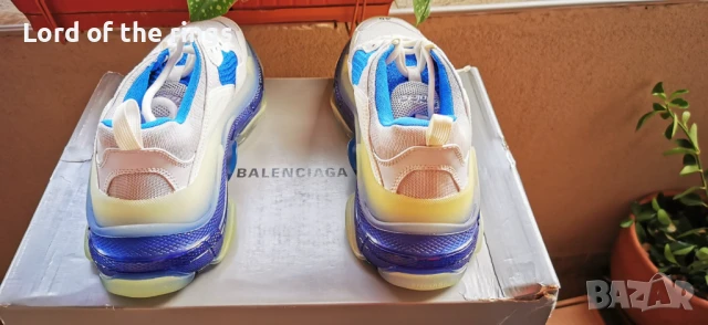 Оригинални мъжки маратонки / сникърси BALENCIAGA Triple S - 40 номер, снимка 3 - Маратонки - 51235590