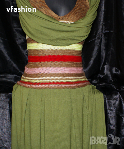 Рокля плетиво със шал- нова, снимка 6 - Рокли - 36312217