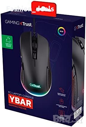 Нова Trust Gaming Геймърска мишка 2,1м. USB кабел 6 програмируеми бутона, снимка 7 - Клавиатури и мишки - 41732398