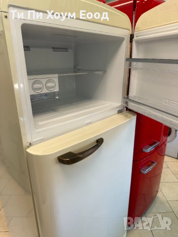 Хладилник с фризер SMEG FAB50RCRB5 десни панти, 80 см Total No Frost, снимка 3 - Хладилници - 41339719