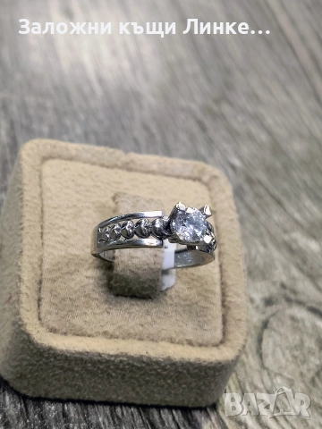 Златен Пръстен 3.66гр / 14К, снимка 3 - Пръстени - 52750289