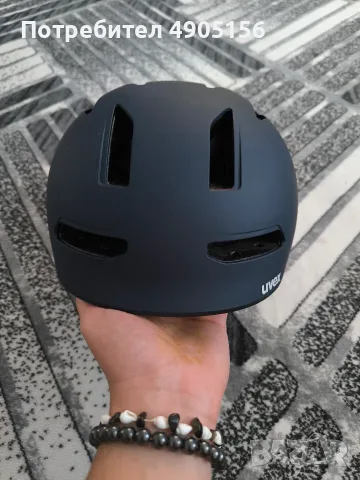 Градска каска за колело/тротинетка Uvex Urban Planet (Тъмносин мат) - Размер 58-61 см