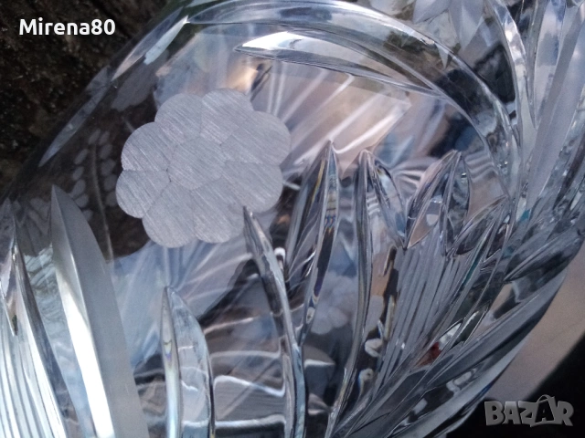Българска кристална ваза - нова !, снимка 7 - Вази - 53649714