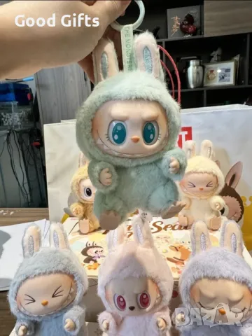 Плюшена играчка Labubu Изненада 15см, Лабубу Ключодържател , снимка 5 - Плюшени играчки - 49900518