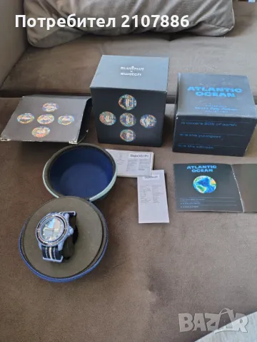 Часовник Swatch & Blancpain, снимка 4 - Луксозни - 50143580