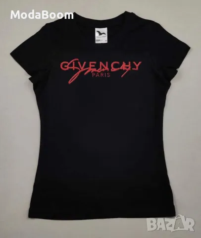 Givenchy черна дамска тениска , снимка 1 - Тениски - 48817016