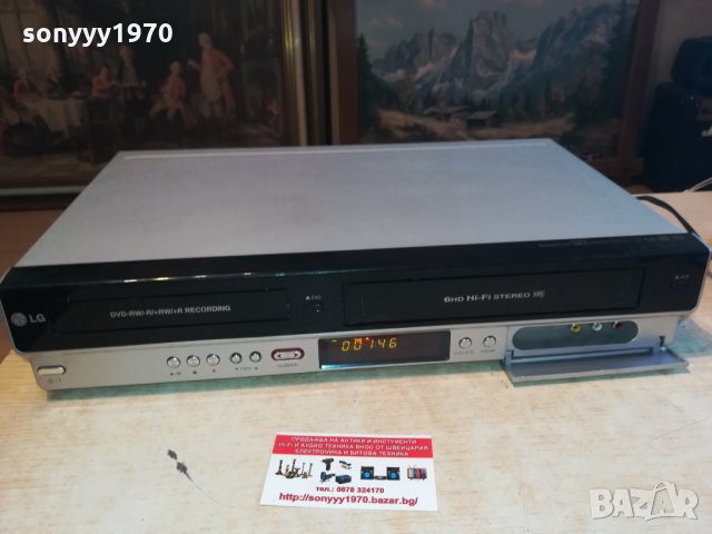 lg rc278 dvd recorder/video hifi recorder 1802221938, снимка 4 - Плейъри, домашно кино, прожектори - 35838788