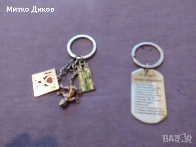 Ключодържател три части Бaрселона-Мики Маус и 12 things to always remember