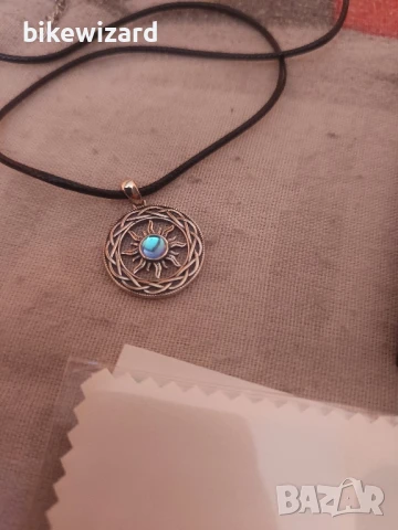 GGBOOM Слънчево-лунен камък Колие, сребро 925 НОВО, снимка 7 - Колиета, медальони, синджири - 50768326