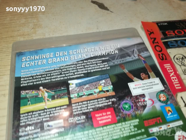 SONY PS3 GRAND SLAM TENNIS 2 GAME 1308251046, снимка 11 - Игри за PlayStation - 51349139