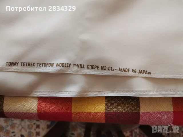 копринен плат, екрю-1,80/4.40,японски, снимка 2 - Платове и дамаски - 49492556