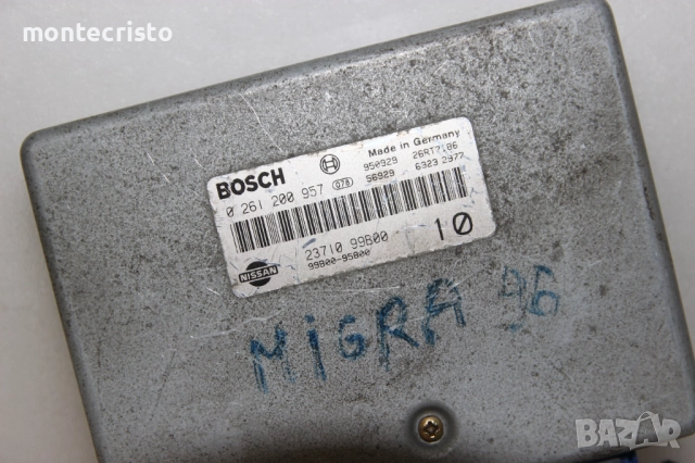 Моторен компютър Nissan Micra K11 (1993-2002г) 0261200957 / 0 261 200 957 / 2371099B00 / 23710 99B00, снимка 2 - Части - 51572977