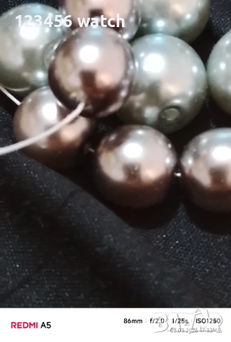   естествени перли за коли мулти колор, снимка 3 - Колиета, медальони, синджири - 53696329