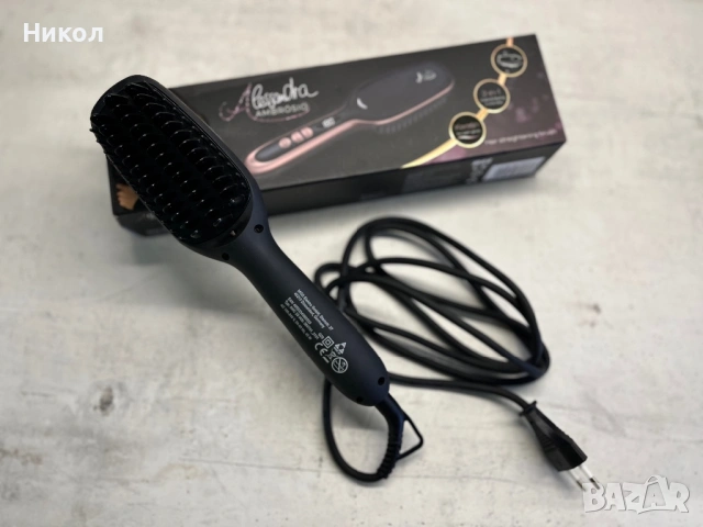 Йонизираща четка за изправяне  , снимка 3 - Преси за коса - 51640579