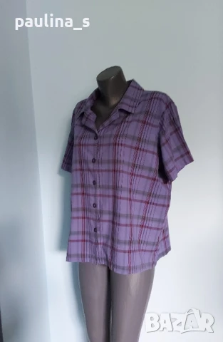 Пет различни броя / Памучна дамска риза / голям размер , снимка 10 - Ризи - 51218158