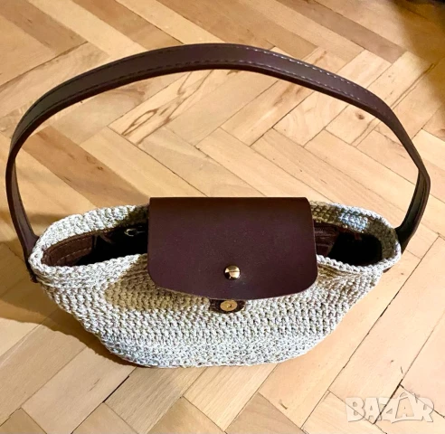 Прекрасни плетени чанти, снимка 2 - Чанти - 51023675
