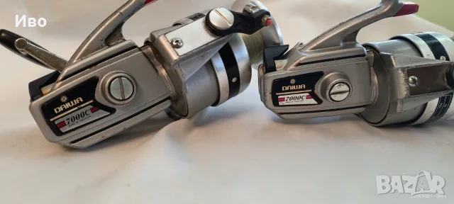 Легендарен комплект 2 бр. Daiwa 7000C (Silver Series) — Големи, мощни и безупречни!, снимка 7 - Макари - 55811257