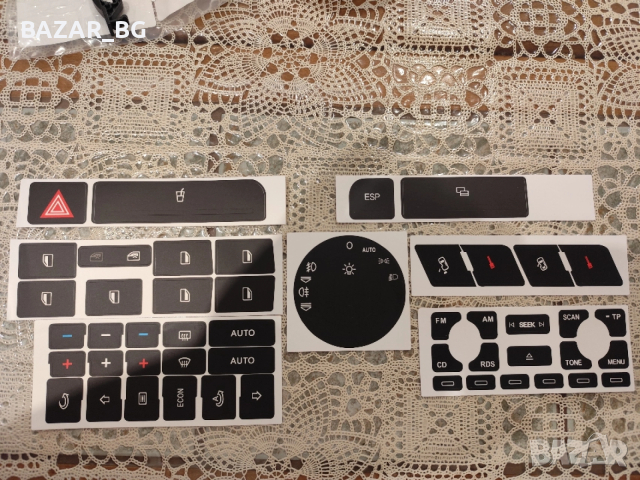 Закопчалки за чистачки,капаче за фарове и ремонтен комплект за копчетата AUDI A4 B6, снимка 3 - Аксесоари и консумативи - 53853424