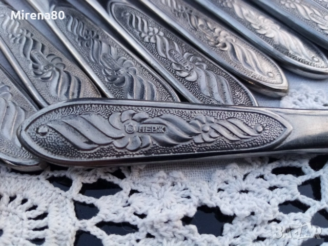 Стари руски прибори - 12 бр., снимка 4 - Прибори за хранене, готвене и сервиране - 53727586