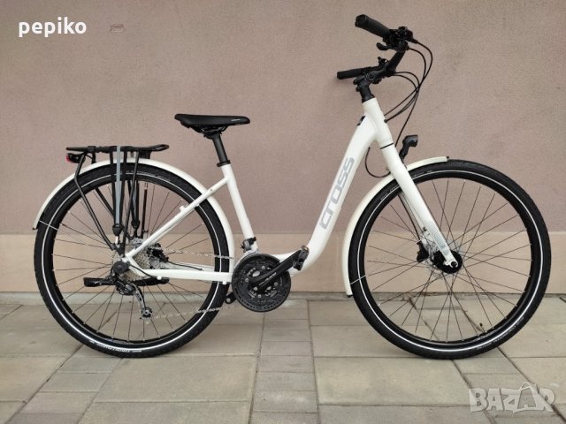 Продавам колела внос от Германия  градски спортен велосипед CROSS PROLOGO 28 цола диск DEORE, снимка 1 - Велосипеди - 35827513