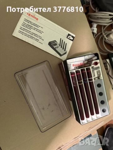 рапидограф Rotring micronom, снимка 4 - Ученически пособия, канцеларски материали - 56270519