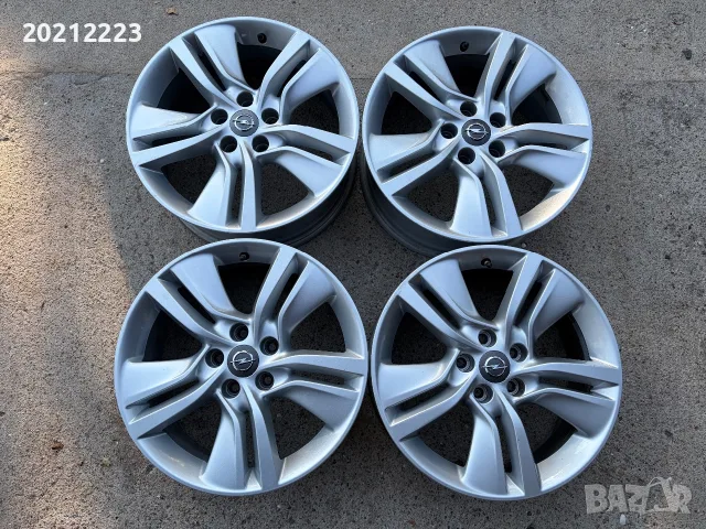 4 броя алуминиеви джанти за Opel Astra H,Opel Zafira B,Opel Meriva B 17, снимка 3 - Гуми и джанти - 56159879