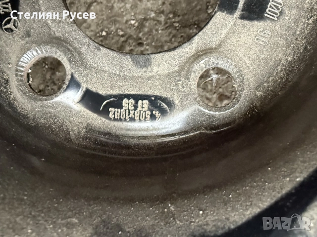 1 патерица / резервна джанта за mercedes w221 S class 5 x 112 / 19 цола  / Оригинален номер 22140002, снимка 7 - Гуми и джанти - 52377199