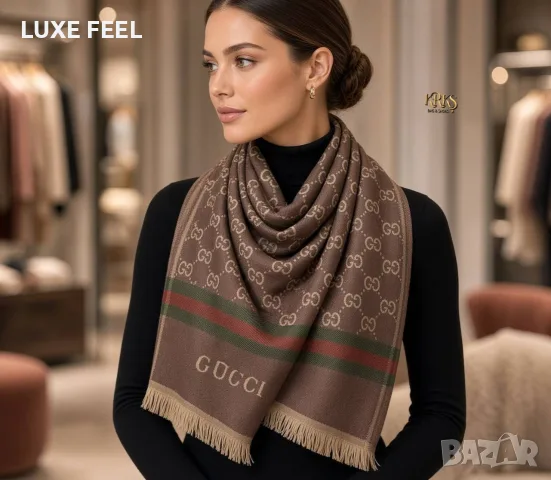 Gucci ✨ Дамски Шалове , снимка 12 - Шалове - 56328950