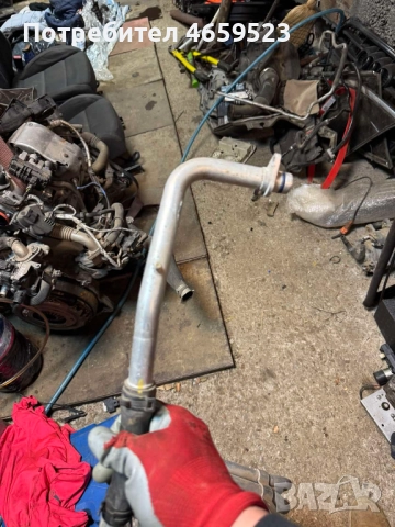 Алуминиево водно съединение Ауди Audi A8 D4 H4 само за 40лв. 07P121030B