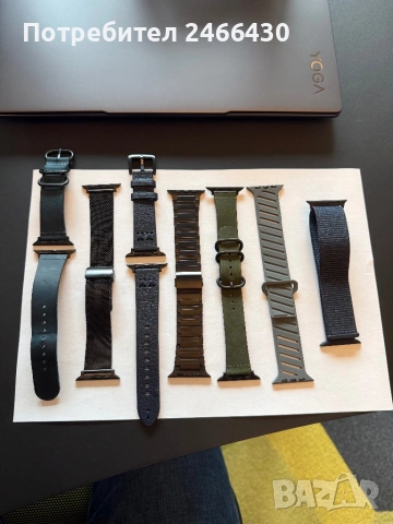 Apple Watch S11 Cellular Space Grey 46 mm КАТО НОВ, снимка 3 - Смарт гривни - 53025173