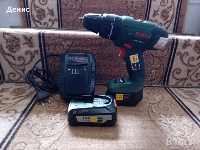 Винтоверт Bosch psb 18 -2LI , снимка 7 - Винтоверти - 51929997