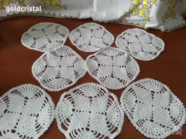 Плетени подложки за чаши 
