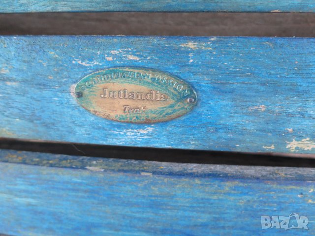 Vintage  jutlandia teak,тиково дърво,метал,стол, снимка 7 - Столове - 39198785