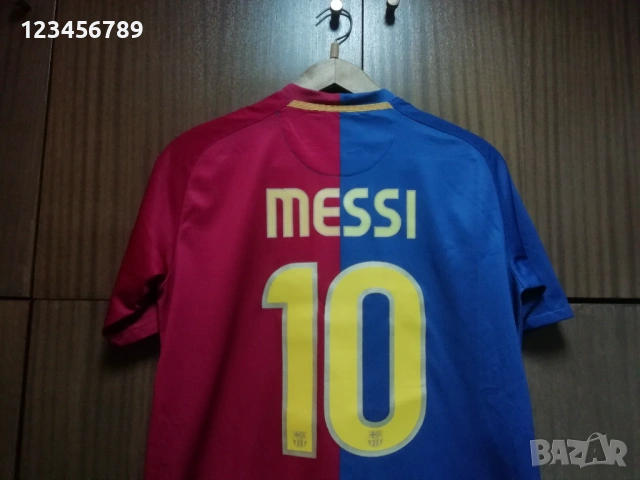 Barcelona Messi от сезон 2008/2009 Nike оригинална тениска фланелка Барселона Меси екип, снимка 3 - Тениски - 53114731