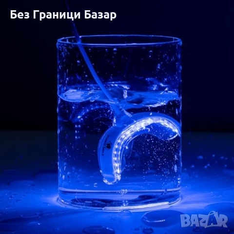 Нов Домашен комплект за избелване на зъби с 8 гела и 32 LED светлини, снимка 9 - Декоративна козметика - 52772607