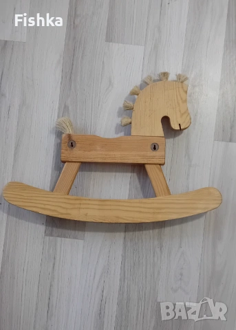 Винтидж дървена закачалка Конче Германия ръчна изработка, снимка 3 - Декорация за дома - 53020199