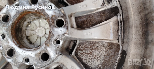 Алуминиеви джанти БМВ R16 ET34 J7 , снимка 7 - Гуми и джанти - 52723200