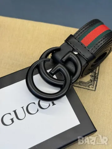 колани от естествена кожа в кутия gucci 4см , снимка 4 - Колани - 50416736