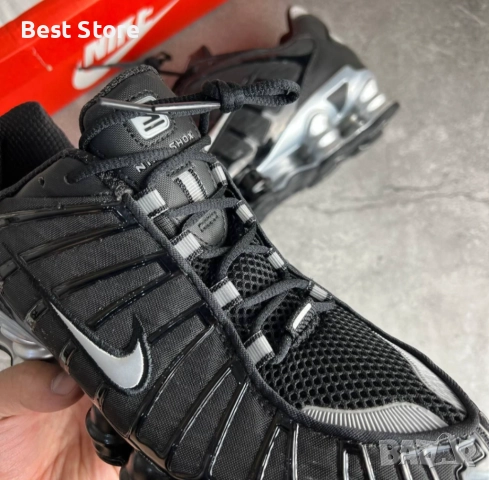 Nike Shox TL Black and Silver Мъжки Маратонки 40-46 Номер , снимка 3 - Маратонки - 52732331