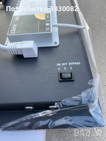 Инфрачервен отоплителен панел за стая черен 1500х600 1000W, снимка 7 - Отоплителни печки - 53784790