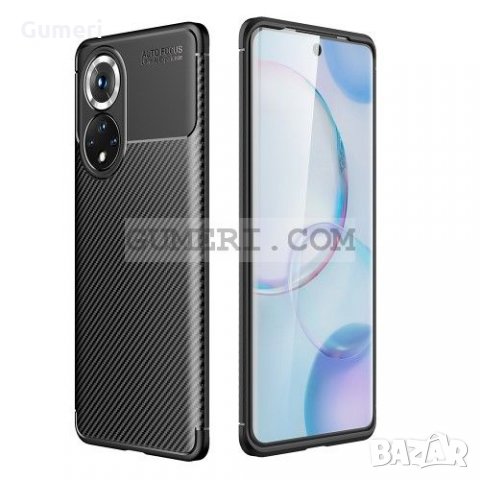 Huawei nova 9 Противоударен Силиконов Гръб Със Защита За Камерата -  Карбон, снимка 2 - Калъфи, кейсове - 34842614