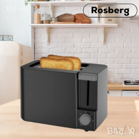 Тостер Rosberg, 700W, 2 филийки, 2 ГОДИНИ ГАРАНЦИЯ, снимка 4 - Други - 52752070