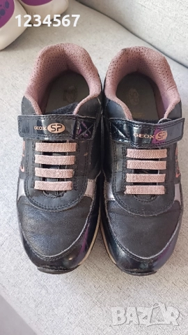 Сникърси за момиче Geox 37 номер, черни 