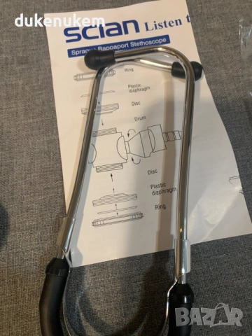 Професионален стетоскоп 5-в-1 Sprague Rappaport, за възрастни, деца и бебета, снимка 9 - Уреди за диагностика - 52606697